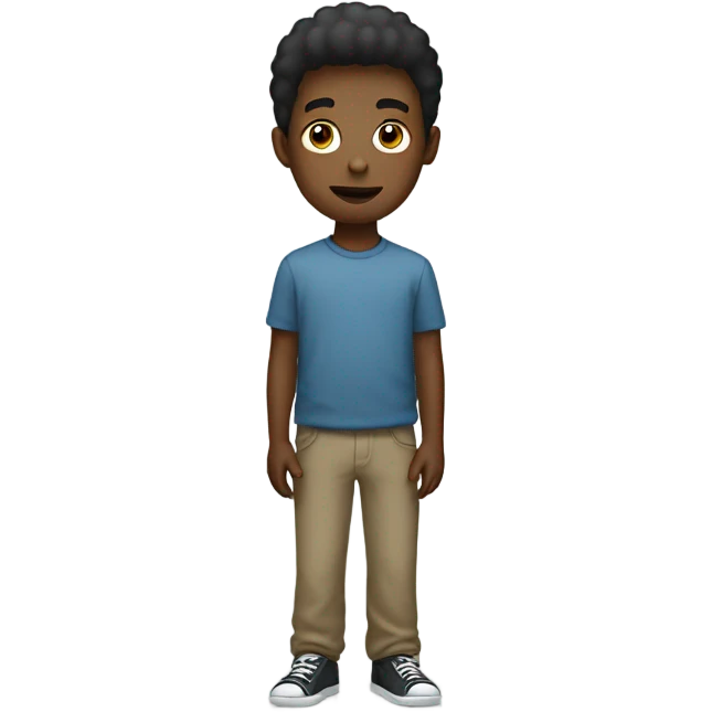 white boy standing emoji