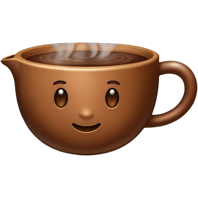 mocca without a face emoji