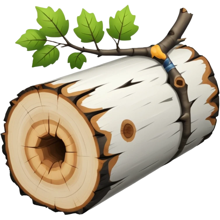 birch log emoji