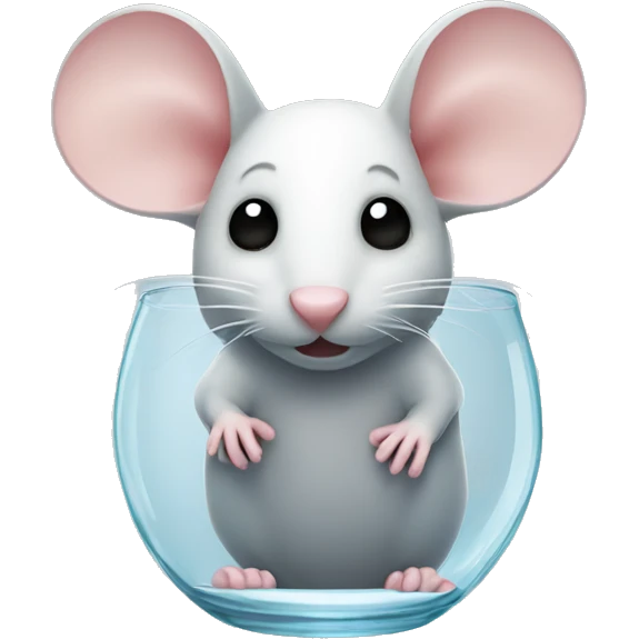 mice in glass emoji