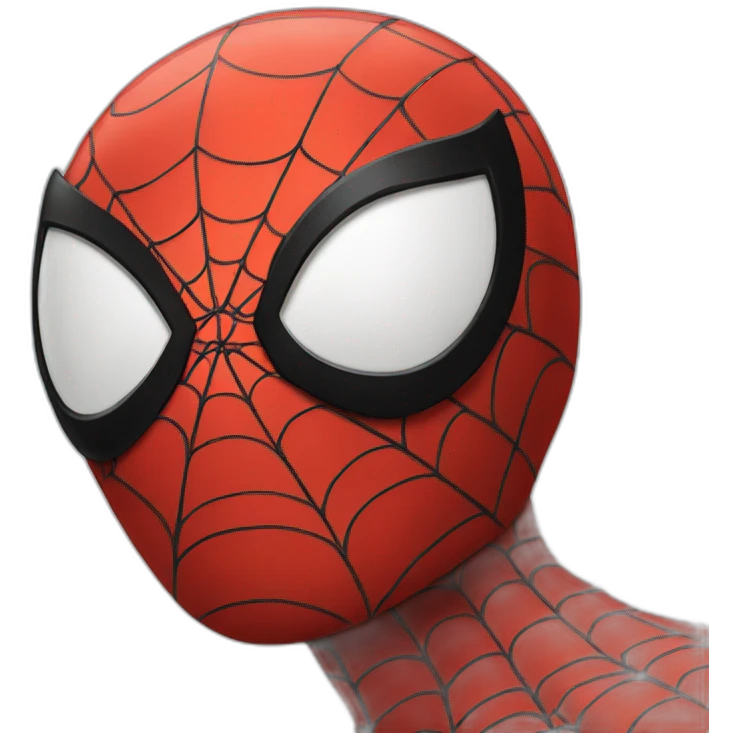Sad spider man emoji