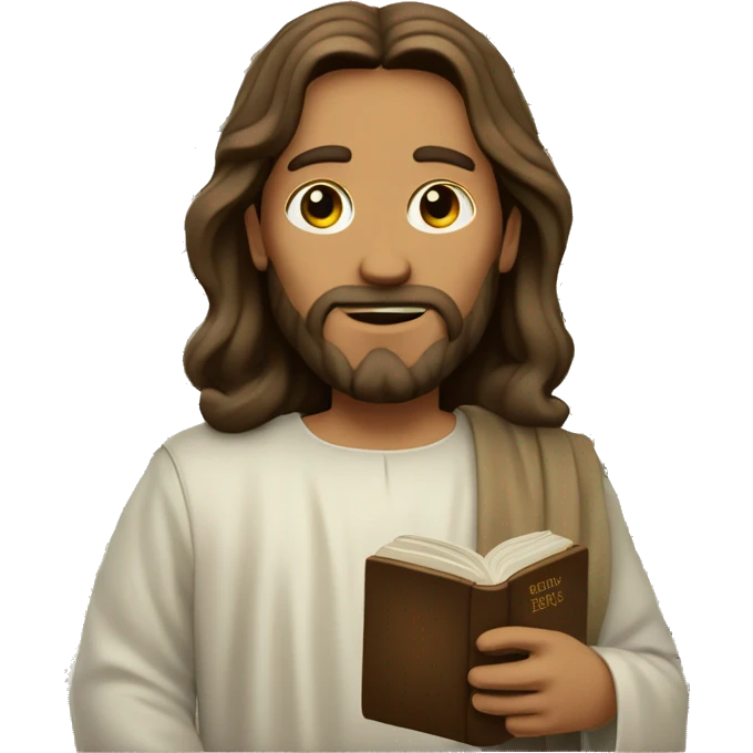 Jesus wird Bibel emoji