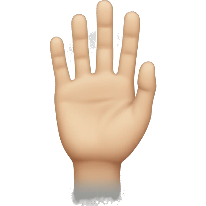 Hand emoji