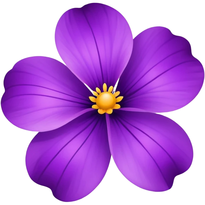 violet flower emoji