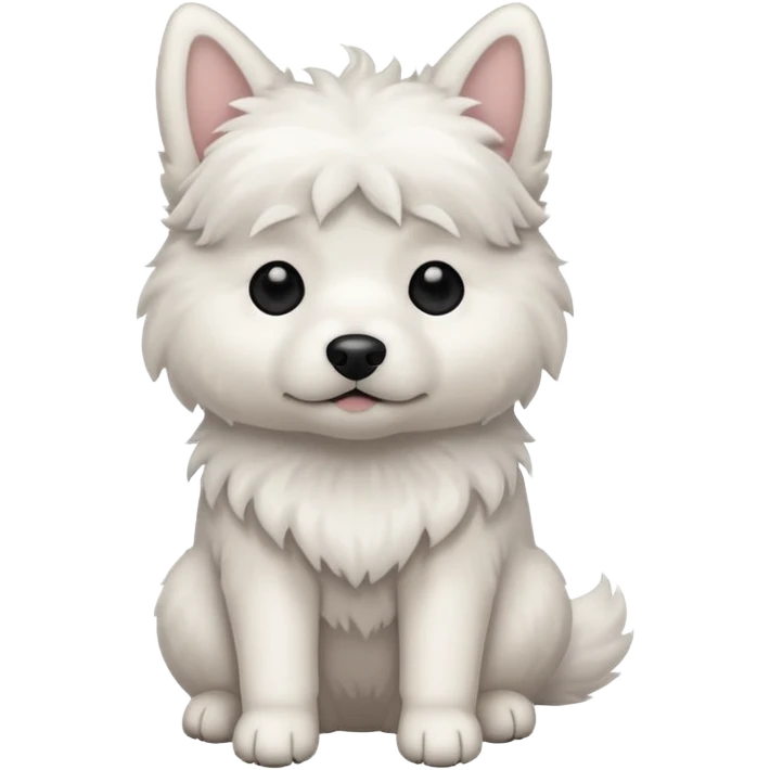 White dog emoji