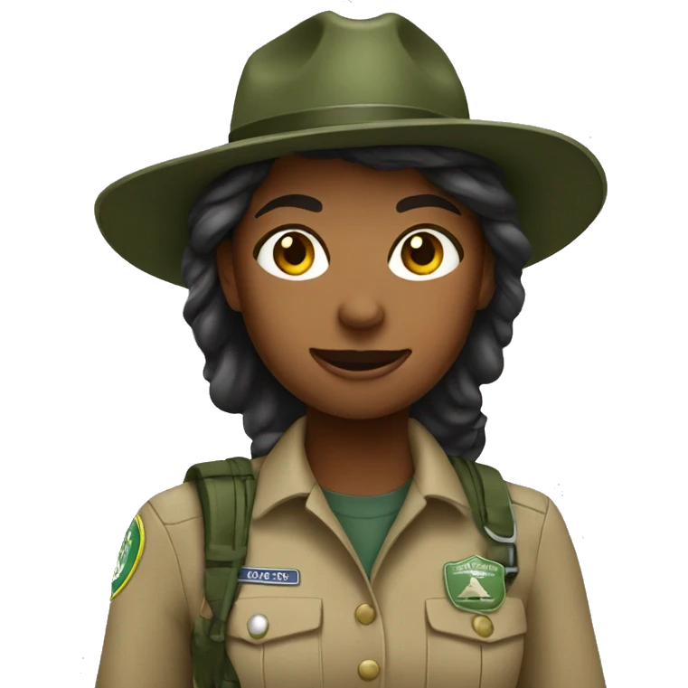 female park ranger emoji