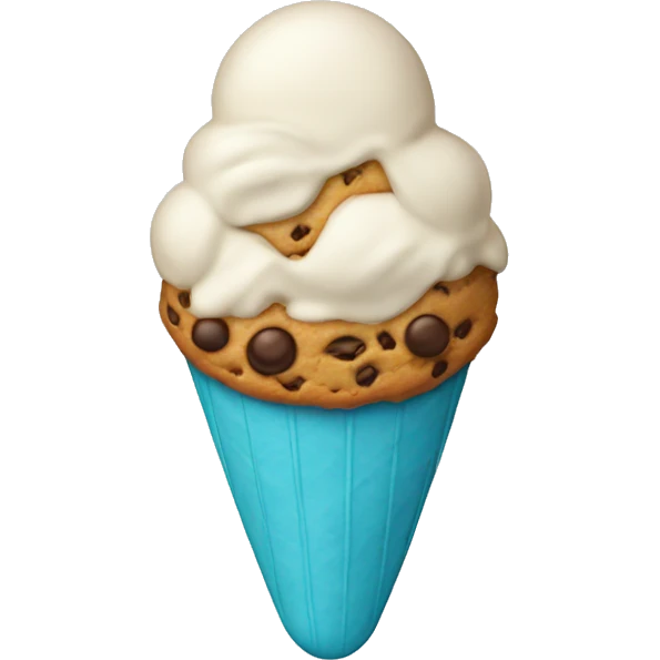 Ice cream cookie emoji