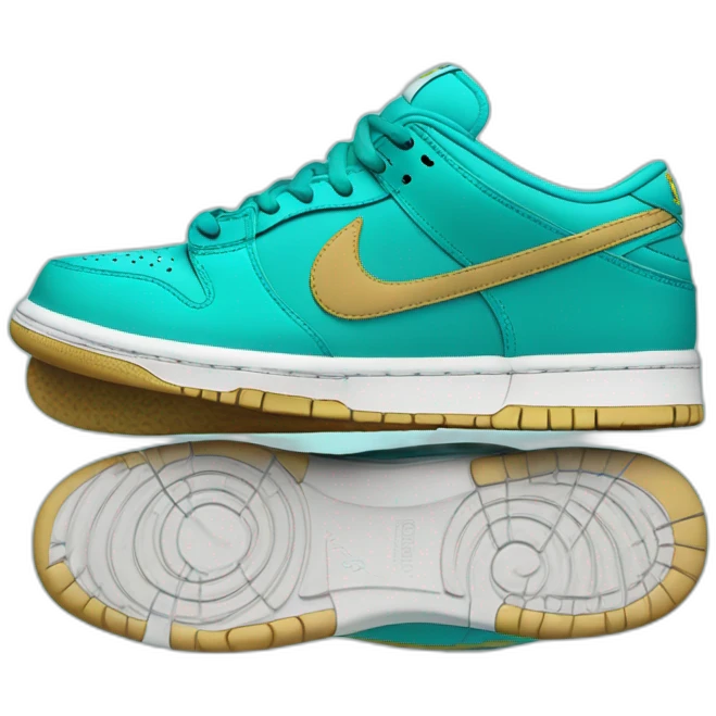 Dunk low sb lagoon emoji