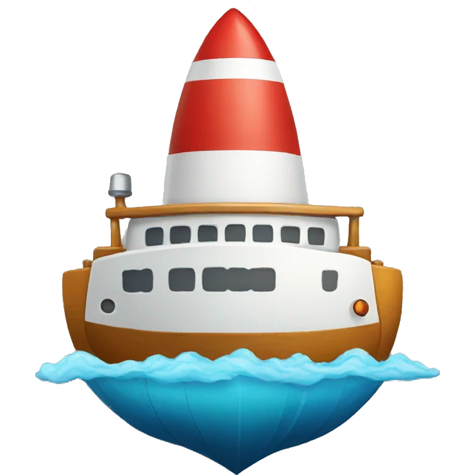 ship with rockets emoji