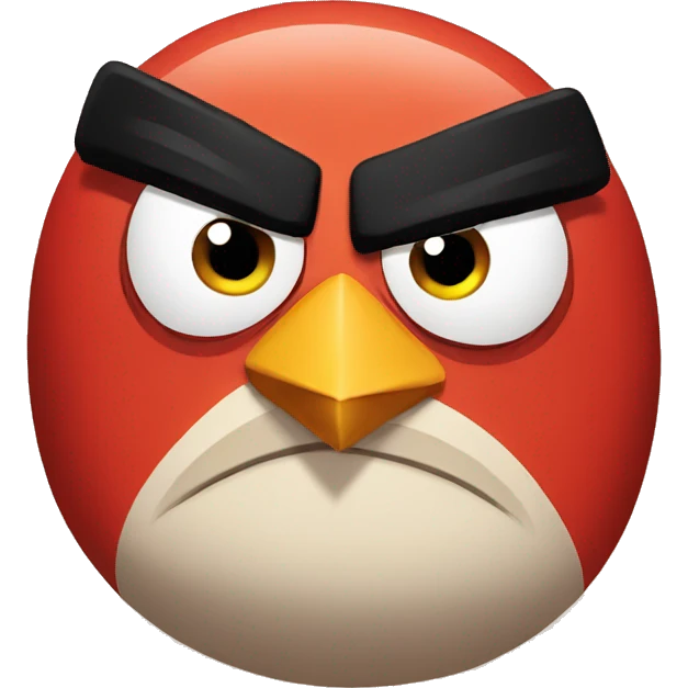 Chuck from Angry Birds emoji