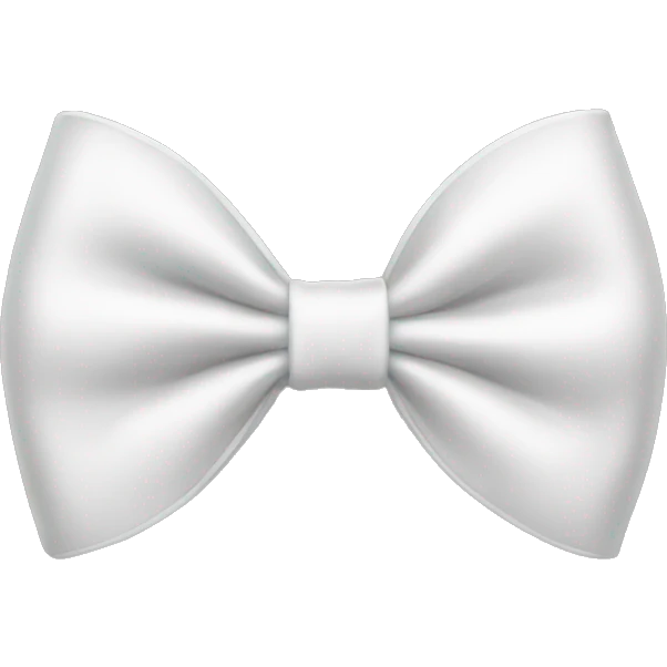 white bow emoji
