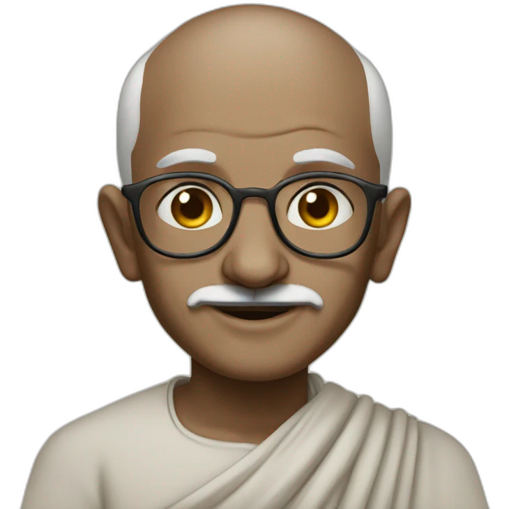Gandhi emoji