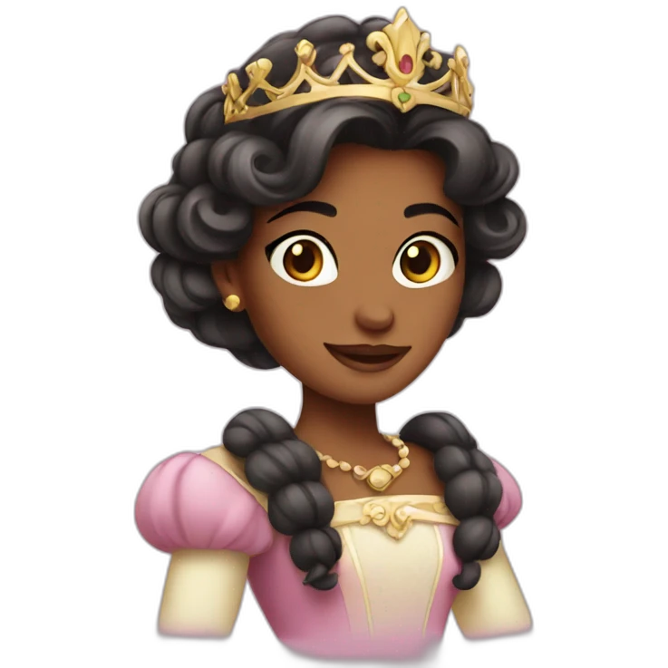 Beautiful princess  emoji