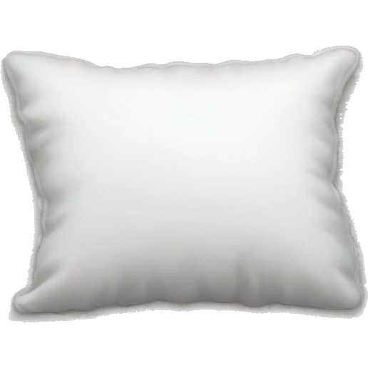 White pillow hairy emoji