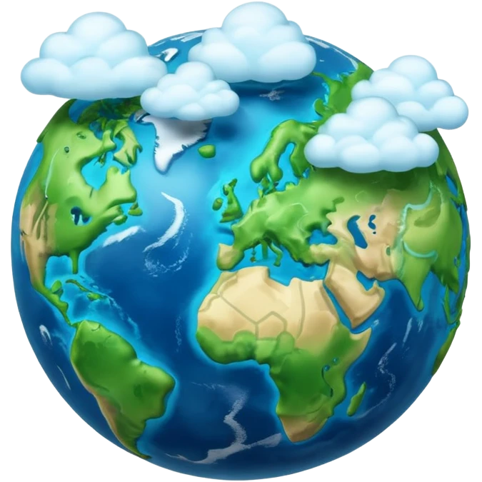 3d planet earth emoji