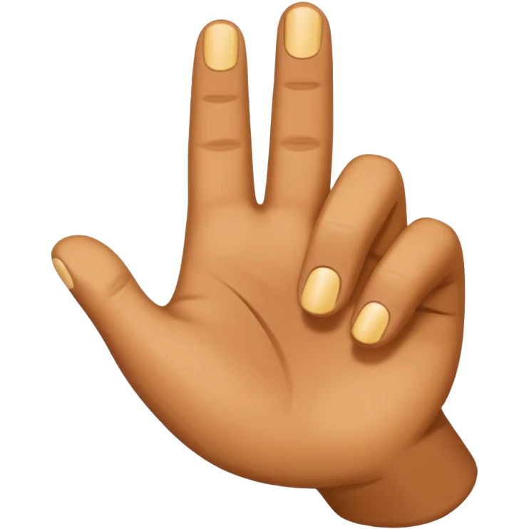 hand in the L form emoji