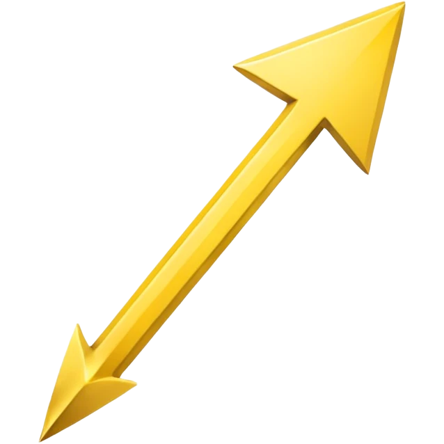 A simple yellow skinny (#EBAA3C) arrow pointing to the right emoji