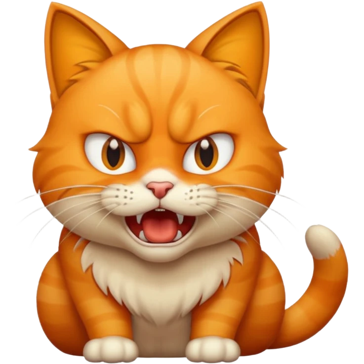 angry cat emoji