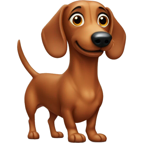 Sausage dog emoji