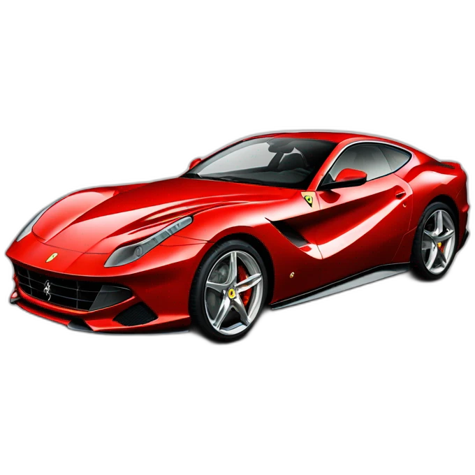Ferrari 812 red  emoji