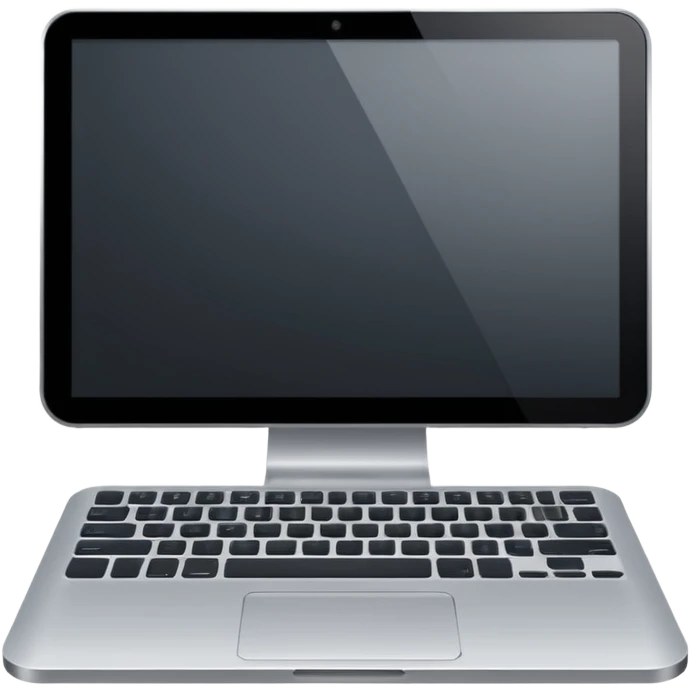 modern computer without logo emoji