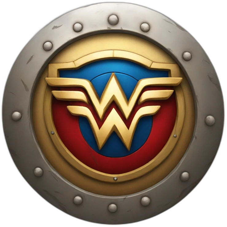 Wonder woman shield emoji