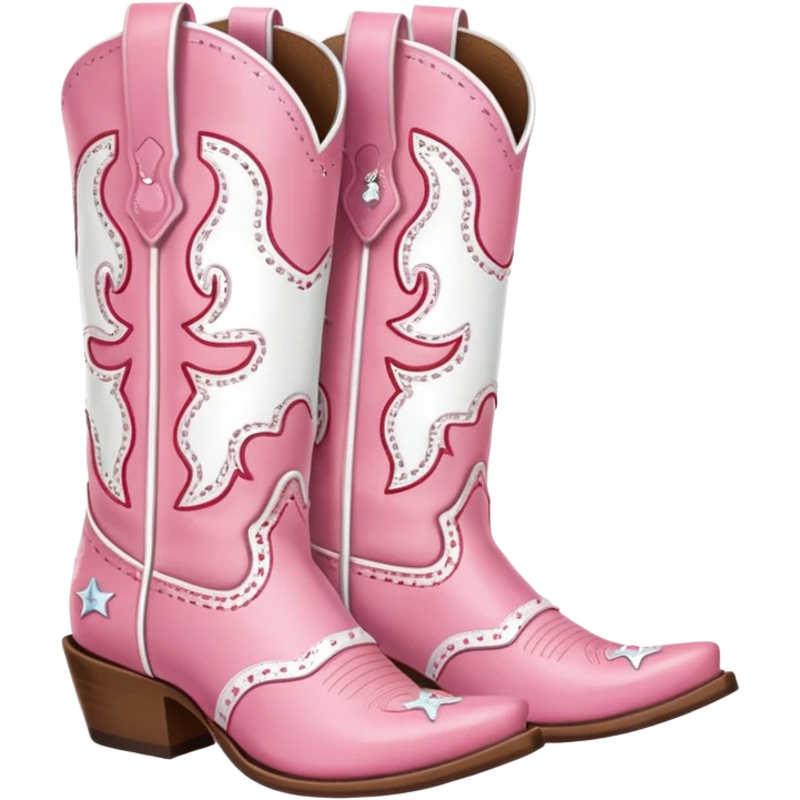 cowgirl boots cute a tiny bit of red on it NO TEAL a little girlie emoji