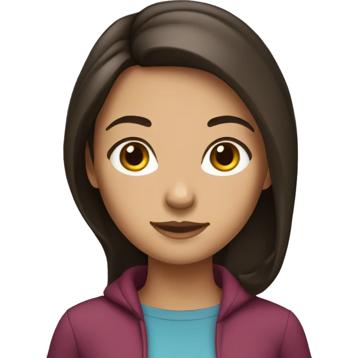 Brunette girl  emoji