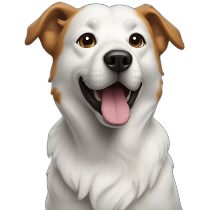 Dog rocket space emoji