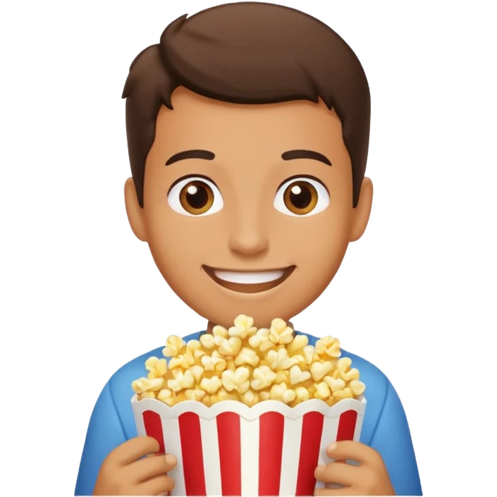 cucumber eating popcorn emoji