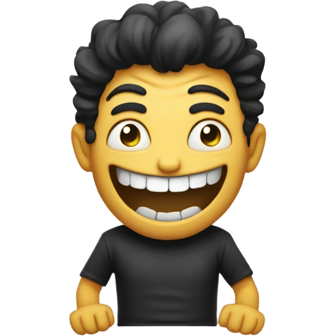 Evil grin with hands emoji