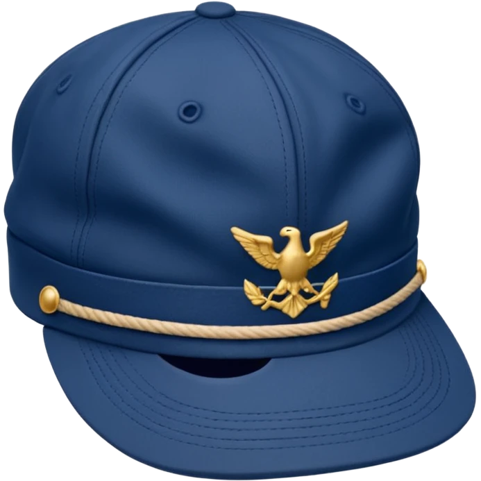 A Loro Piana navy cap emoji