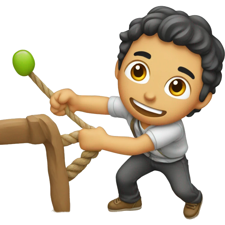 chico saltando a la cuerda emoji