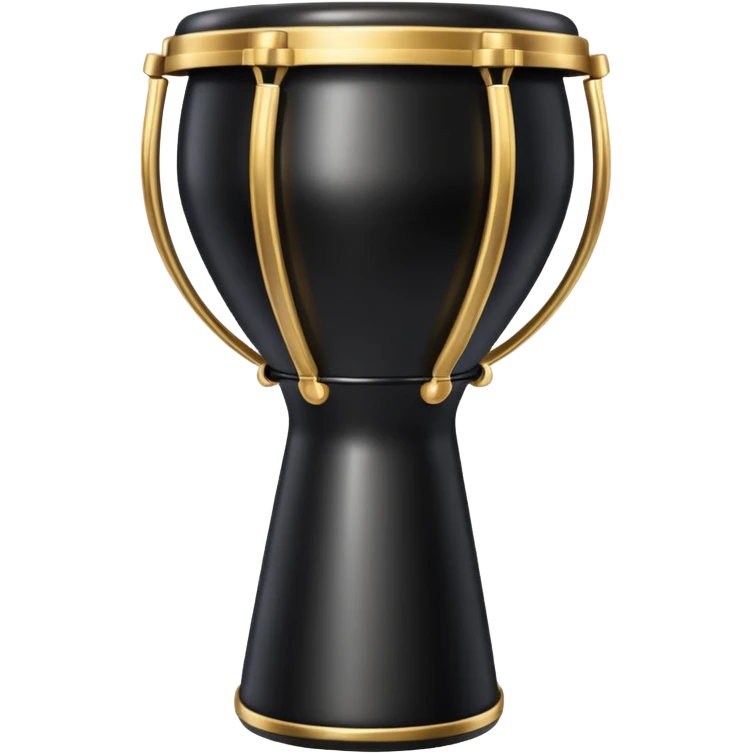 Siyah darbuka emoji