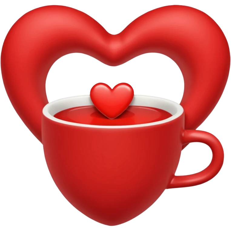 heart-shaped cupheart-shaped pillow emoji