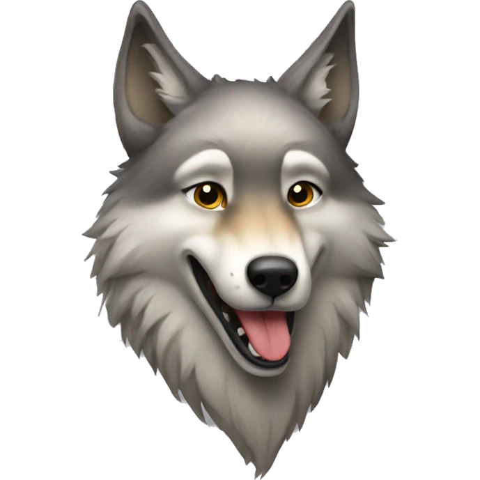 kissed Wolf emoji