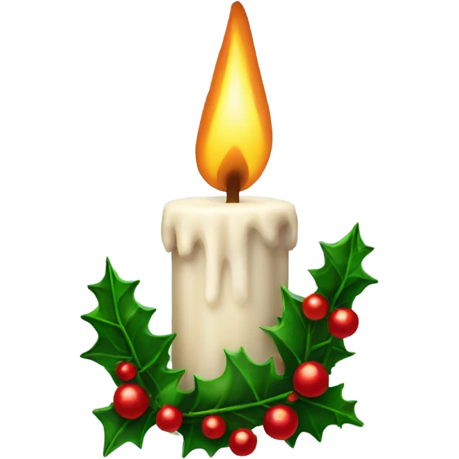 Christmas Candle  emoji
