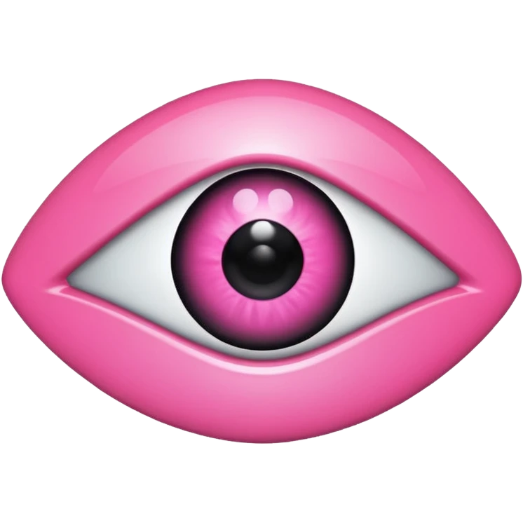 pink evil eye emoji emoji