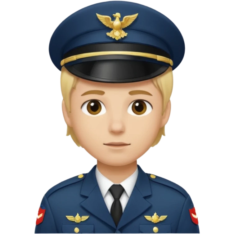 soldier with blonde hair emoji
