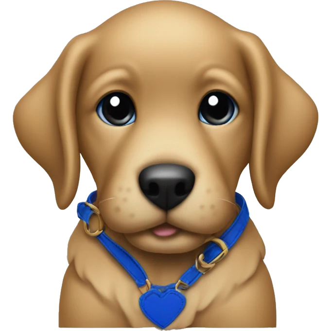 Puppy play boy royal blue  emoji