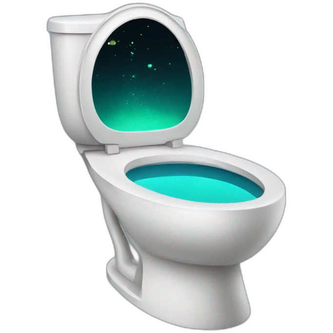 Alien toilet emoji
