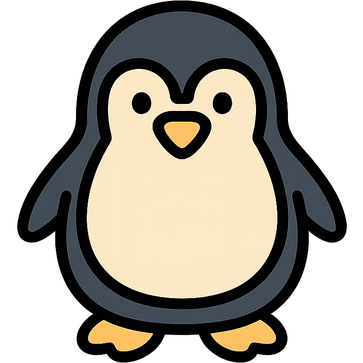 cute penguin emoji