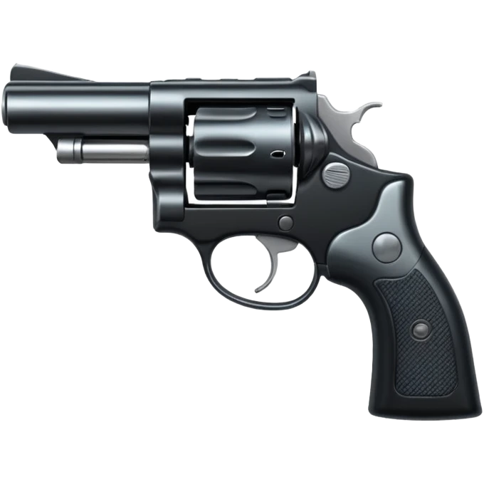 Gun revolver emoji