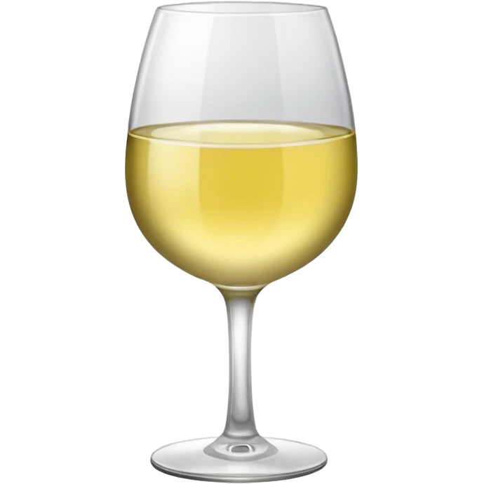 glass of white wine  emoji