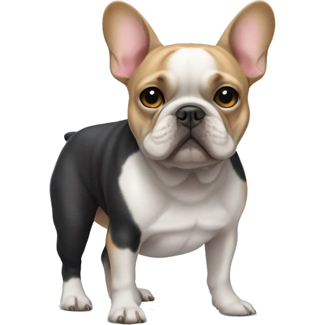 French Bulldog with Mua Thay Shorts emoji