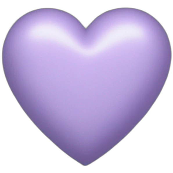 Pastel purple heart  emoji