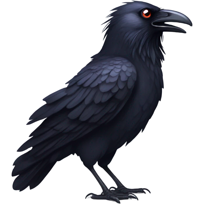 angry raven emoji