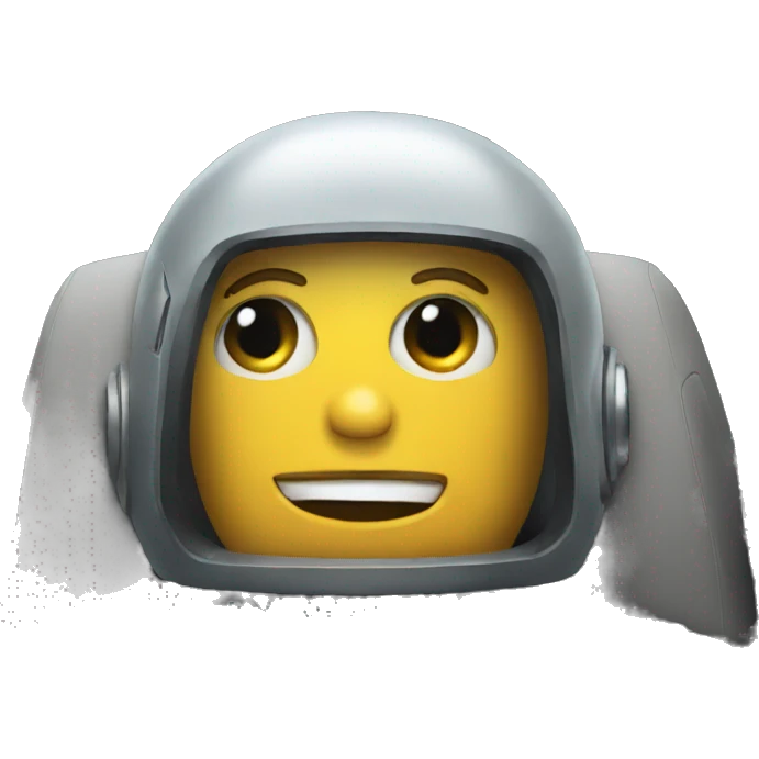 A robot in the car emoji