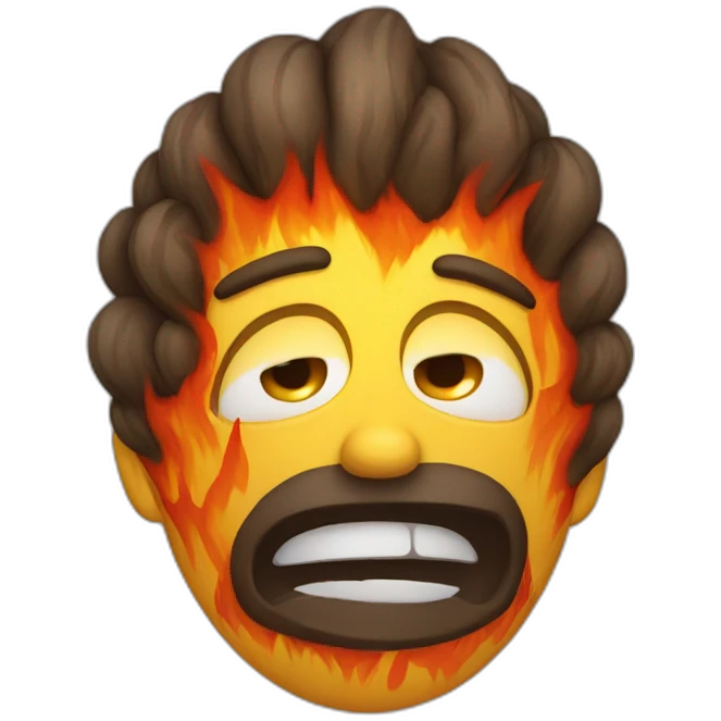 fire nausea emoji