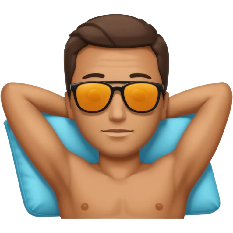man laying down emoji